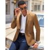COOFANDY Men’s Casual Blazer Slim Fit Lightweight Sport Coat One Button Suit Jacket(Brown)