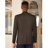 COOFANDY Men’s Casual Blazer Slim Fit Lightweight Sport Coat One Button Suit Jacket(Dark Brown)