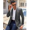 COOFANDY Men’s Casual Blazer Slim Fit Lightweight Sport Coat One Button Suit Jacket(Dark Gray)