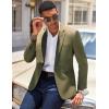 COOFANDY Men’s Casual Blazer Slim Fit Lightweight Sport Coat One Button Suit Jacket(Dark Green)