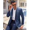 COOFANDY Men’s Casual Blazer Slim Fit Lightweight Sport Coat One Button Suit Jacket(Navy)