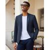COOFANDY Men’s Casual Blazer Slim Fit Lightweight Sport Coat One Button Suit Jacket(Navy Blue)