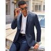 COOFANDY Men’s Casual Blazer Slim Fit Lightweight Sport Coat One Button Suit Jacket(Navy Blue)