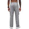 COOFANDY Men’s Casual Cargo Pants Cotton Drawstring Athletic Jogger Sweatpants(Light Gray)