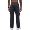 COOFANDY Men’s Casual Cargo Pants Cotton Drawstring Athletic Jogger Sweatpants(Navy Blue)