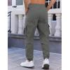 COOFANDY Mens Casual Joggers Pants Stretch Waist Drawstring Cargo Pants Tapered Sweatpants with Pockets