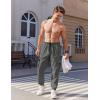 COOFANDY Mens Casual Joggers Pants Stretch Waist Drawstring Cargo Pants Tapered Sweatpants with Pockets