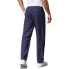 COOFANDY Men’s Casual Pants Classic Fit Straight Legs Flat Front Twill Pants(Navy)