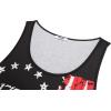 COOFANDY Men’s Floral Tank Top Sleeveless Tees All Over Print Casual Sport T-Shirts Hawaii Beach Vacation(Flag 1)