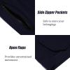 COOFANDY Men’s Gym Workout Shorts Athletic Training Shorts Fitted Weightlifting Bodybuilding Shorts with Zipper Pockets(Navy Blue)