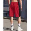 COOFANDY Mens Long Basketball Shorts 2 Pack Mesh Gym Athletic Shorts with Pockets