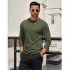 COOFANDY Mens Long Sleeve T Shirts Crew Neck Casual Basic Tee Shirt Lightweight Pullover Shirts(1 Pack-army Green)