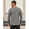 COOFANDY Mens Long Sleeve T Shirts Crew Neck Casual Basic Tee Shirt Lightweight Pullover Shirts(1 Pack-light Gray)