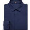 COOFANDY Men’s Muscle Fit Dress Shirts Wrinkle Free Long Sleeve Button Down Shirt Stretch Business Shirt(Navy Blue)