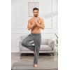 COOFANDY Men’s Open Bottom Sweatpants Casual Yoga Pants Lightweight Jogger Lounge Pants with Pockets(Heather Grey)