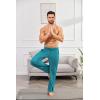 COOFANDY Men’s Open Bottom Sweatpants Casual Yoga Pants Lightweight Jogger Lounge Pants with Pockets(Ocean Blue)