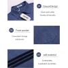 COOFANDY Mens Polo Shirts Short Sleeve Casual Golf Shirt Basic Solid Color Collared T-Shirt Stylish Summer Polo T Shirt(Navy Blue)