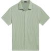 COOFANDY Mens Shirts Button Up Short Sleeve Button Down Shirt Casual Button Down Shirt Light Green