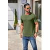 COOFANDY Men’s Short Sleeve T-Shirts Crew Neck Casual Summer T Shirts 1-3 Pack Basic Tee Shirt(B- Navy Blue/Army Green -2 Pack)