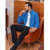 COOFANDY Men’s Soft Polar Fleece Jacket Lightweight Full Zip Jackets Casual Outdoor Warm Jackets Coats with Pockets(Blue)
