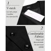 COOFANDY Men’s Suit Vest Slim Fit Business Formal Waistcoat Casual Dress Vest(A-black)