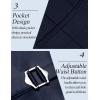 COOFANDY Men’s Suit Vest Slim Fit Business Formal Waistcoat Casual Dress Vest(Navy Blue)