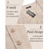 COOFANDY Men’s Suit Vest Slim Fit Business Formal Waistcoat Casual Dress Vest(Plaid Khaki)