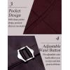 COOFANDY Men’s Suit Vest Slim Fit Business Formal Waistcoat Casual Dress Vest(Wine Red)