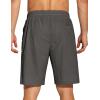 COOFANDY Men’s Summer Beach Shorts Lightweight Elastic Waist Drawstring Casual Shorts with Pocket(Deep Grey)