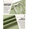 COOFANDY Men’s Sweat Shorts 9″ Drawstring Elastic Waist Gym Workout Shorts Casual Athletic Jogger Knit Shorts with Pockets(Light Green)