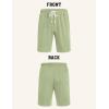 COOFANDY Men’s Sweat Shorts 9″ Drawstring Elastic Waist Gym Workout Shorts Casual Athletic Jogger Knit Shorts with Pockets(Light Green)