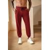 COOFANDY Men’s Sweatpants Joggers Workout Casual Athletic Gym Pants Lightweight Elastic Wasit Sweatpants with Pockets(2 Pack: Black/Dark Red)