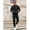 COOFANDY Men’s Sweatpants Joggers Workout Casual Athletic Gym Pants Lightweight Elastic Wasit Sweatpants with Pockets(Black)