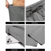 COOFANDY Men’s Yoga Pants Casual Elastic Waist Drawstring Jogger Sweatpants Open Bottom Lounge Pants(Grey)