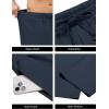 COOFANDY Men’s Yoga Pants Casual Elastic Waist Drawstring Jogger Sweatpants Open Bottom Lounge Pants(Navy Blue)