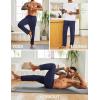 COOFANDY Men’s Yoga Sweatpants Open Bottom Lightweight Sweat Pants Drawstring Athletic Lounge Pants with Pockets(Navy Blue)
