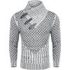 COOFANDY Men Knitted Hoodies Pullover Casual Long Sleeve Slim Fit Turtleneck Sweaters(A- White)