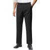 COOFANDY Men Linen Dress Pants Classic Fit Suit Pants Lightweight Wrinkle Free Casual Trousers(Black)
