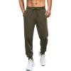 COOFANDY Men’s Athletic Joggers Casual Gym Sweatpants Workout Running Track Pants with Pockets(Army Green)