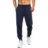 COOFANDY Men’s Athletic Joggers Casual Gym Sweatpants Workout Running Track Pants with Pockets(Dark Blue)