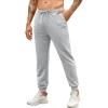 COOFANDY Men’s Athletic Joggers Casual Gym Sweatpants Workout Running Track Pants with Pockets(Light Grey)