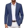 COOFANDY Men’s Blazer Casual Suit Jacket Slim Fit One Button Sport Coats Lightweight Sports Jacket(Navy Blue)