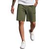 COOFANDY Men’s Cargo Shorts 9″ Relaxed Fit Casual Shorts Internal Drawstring Outdoor Hiking Shorts with Multi Pockets(Dark Army Green)