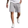COOFANDY Men’s Cargo Shorts 9″ Relaxed Fit Casual Shorts Internal Drawstring Outdoor Hiking Shorts with Multi Pockets(Light Grey)