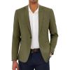 COOFANDY Men’s Casual Blazer Slim Fit Lightweight Sport Coat One Button Suit Jacket(Dark Green)