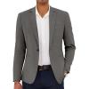 COOFANDY Men’s Casual Blazer Slim Fit Lightweight Sport Coat One Button Suit Jacket(Gray)