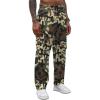 COOFANDY Men’s Casual Cargo Pants Cotton Drawstring Athletic Jogger Sweatpants(Khaki Camo)