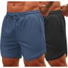 COOFANDY Mens Gym Shorts(Navy Blue/Black)