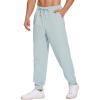 COOFANDY Men’s Linen Casual Lightweight Pants Elastic Waist Drawstring Beach Pants with Pockets(Sky Blue)