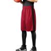 COOFANDY Mens Long Basketball Shorts 2 Pack Mesh Gym Athletic Shorts with Pockets